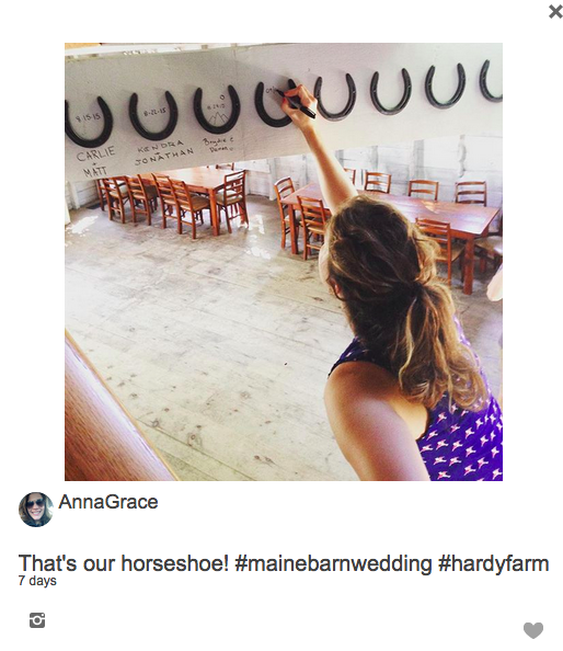 rustic barn wedding NH ME