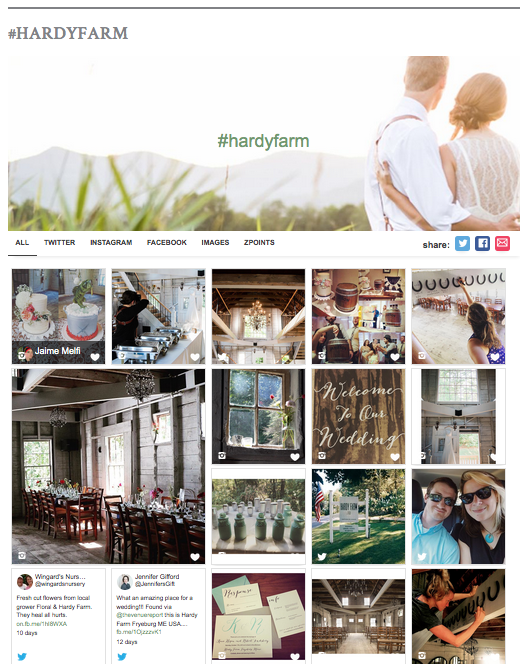 barn wedding in maine