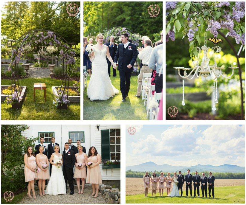 spring wedding in maine