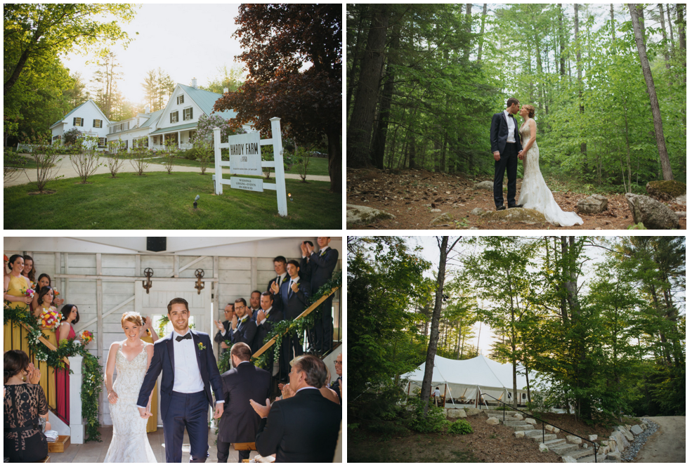 spring wedding in maine