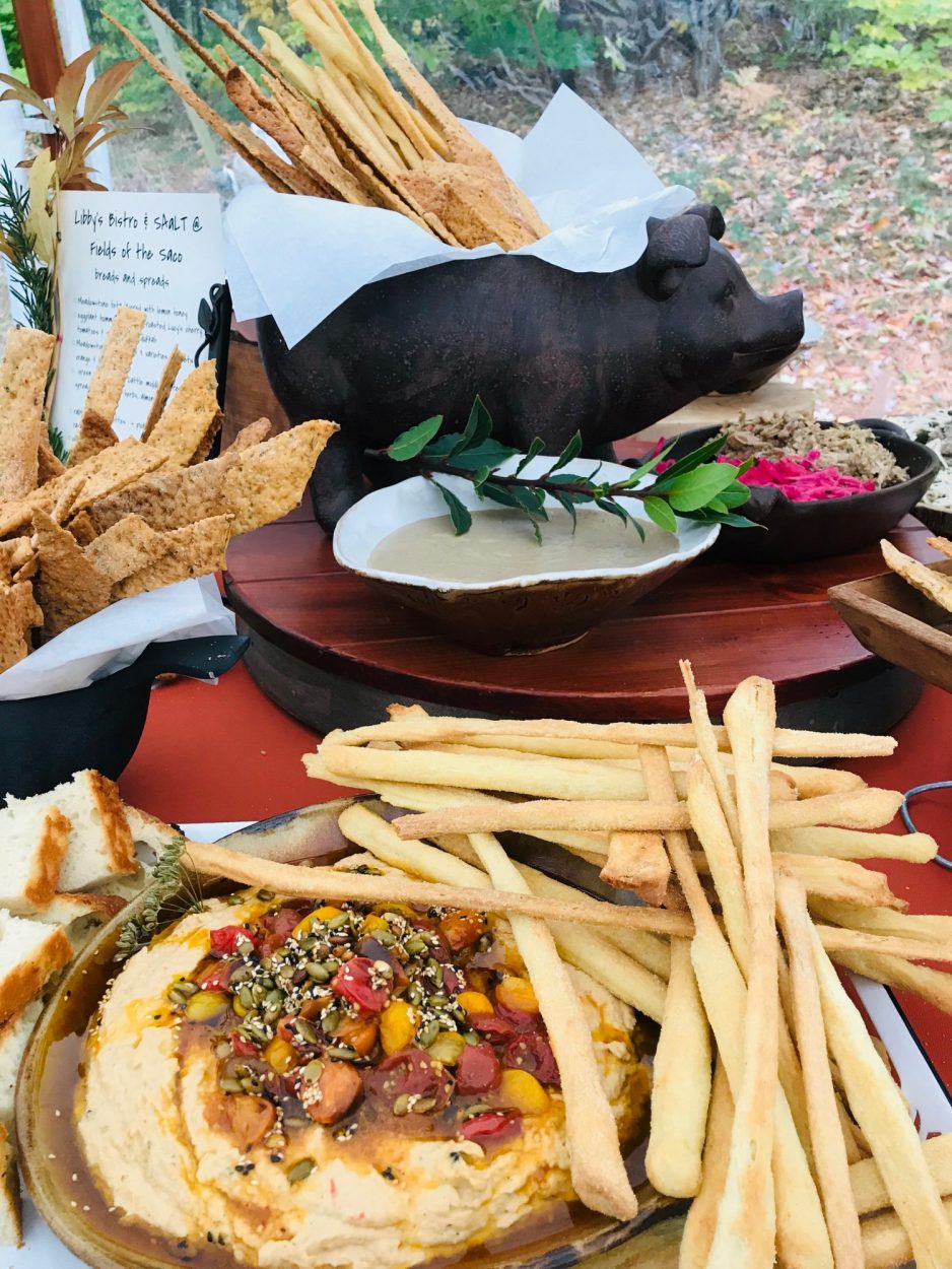 Fields on the Saco Benefit Dinner plate