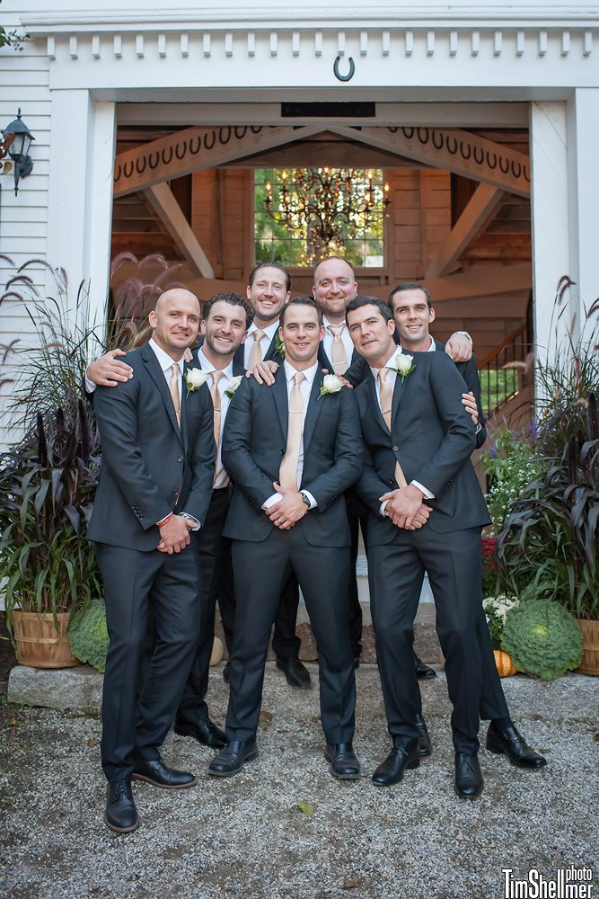 Keith's Groomsmen at Hardy Farm