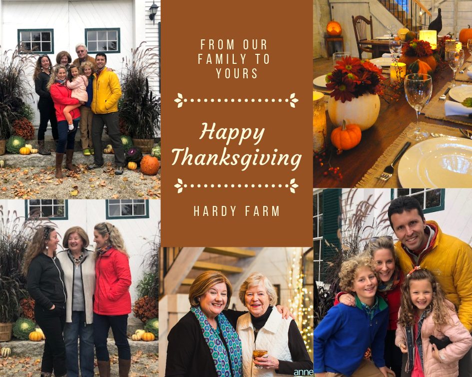 Happy Thanksgiving from Hardy Farm