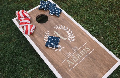 cornhole wedding set
