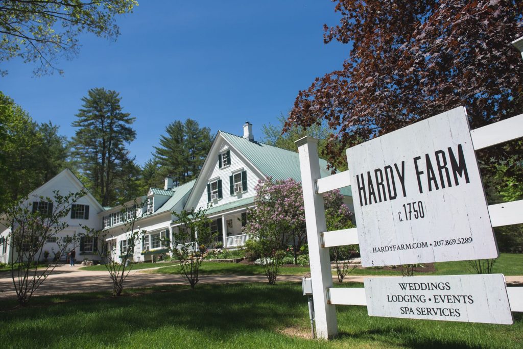 Hardy Farm with lilacs